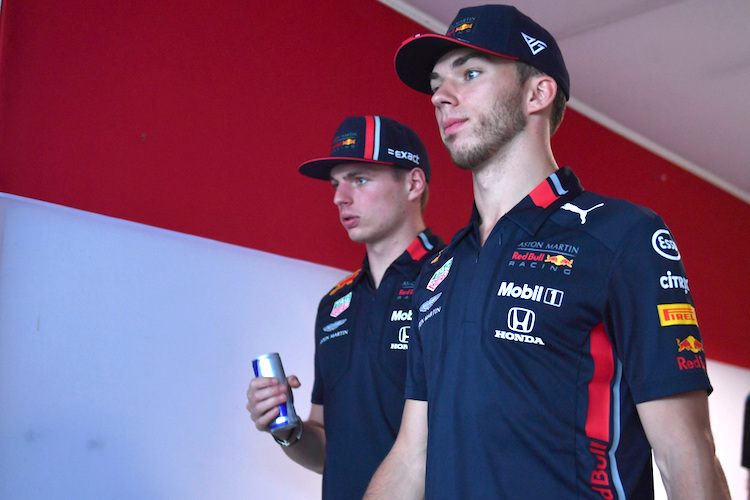 Pierre Gasly war im zweiten freien Training in Ungarn knapp schneller als sein Teamkollege Max Verstappen