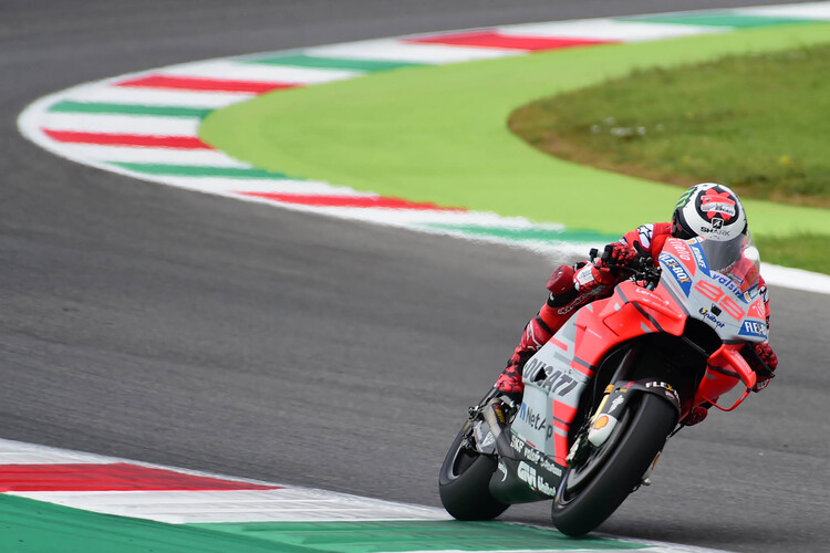 Ducati-Pilot Jorge Lorenzo in Mugello