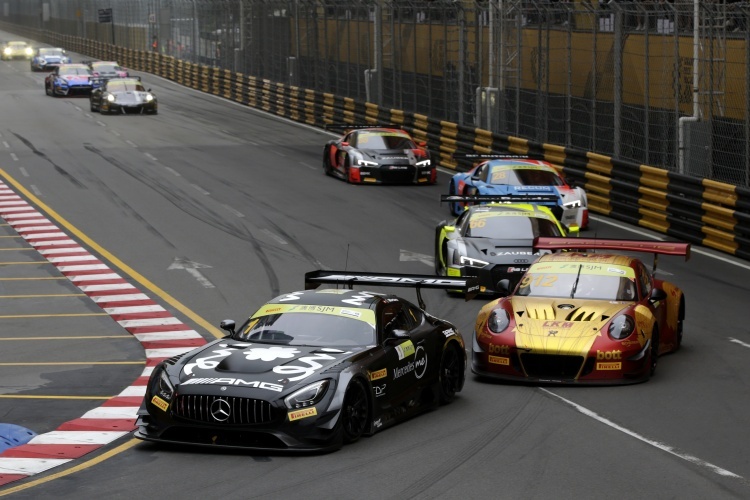 Der Mercedes-AMG GT3 beim FIA GT World Cup in Macau