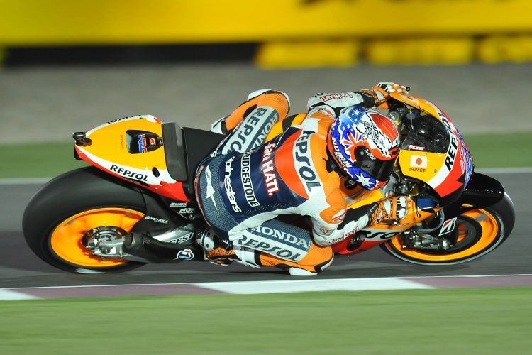 Casey Stoner (Repsol Honda): Locker zur Bestzeit