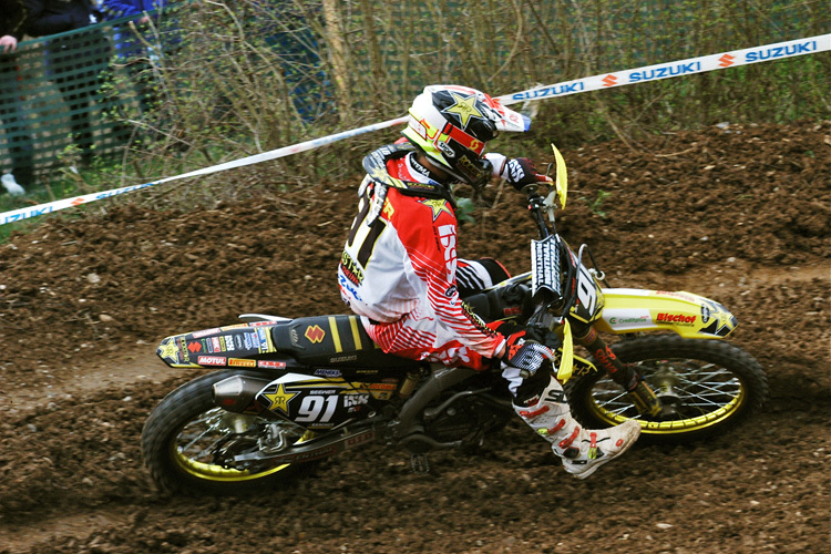 Jeremy Seewer: Tagessieg in Frankenbach mit der 250-ccm-Suzuki gegen die MX1-Konkurrenz