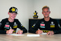 Kay de Wolf (links) und Teamchef Rasmus Jorgensen