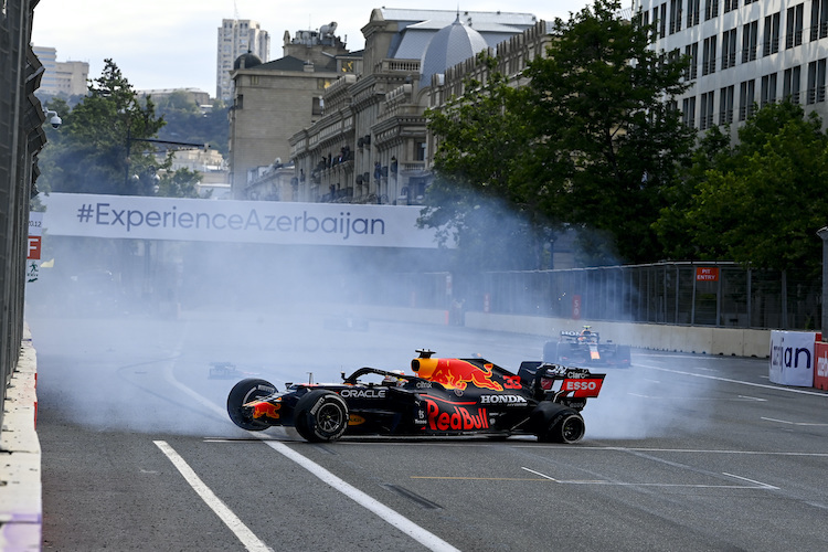 Max Verstappen in Baku