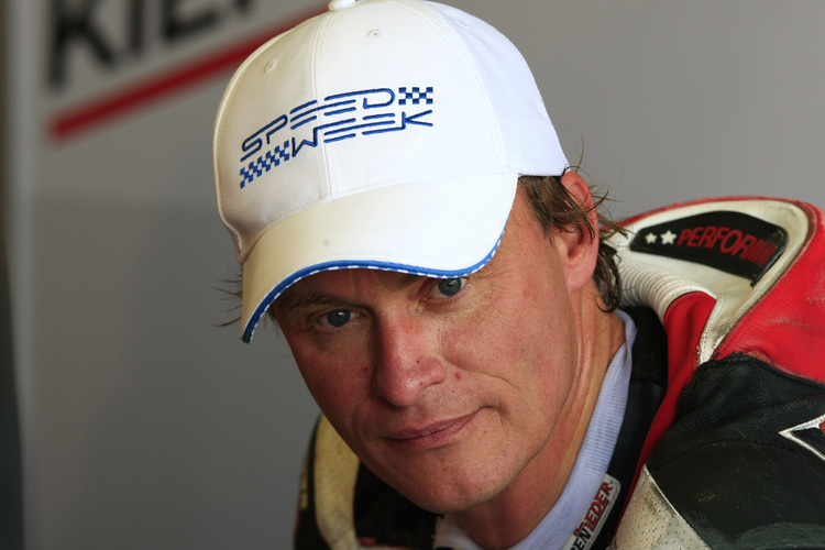 Ralf Waldmann 2009 beim Donington-GP: Sein letzter WM-Lauf