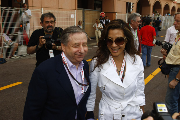 Todt mit Freundin Michelle Yeoh