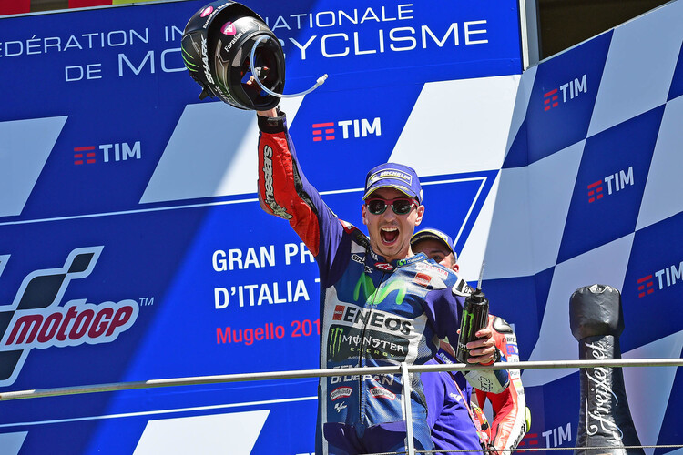 Jorge Lorenzo beim Sieg in Mugello