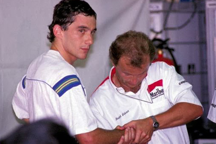 Jo Leberer kümmert sich um Ayrton Senna