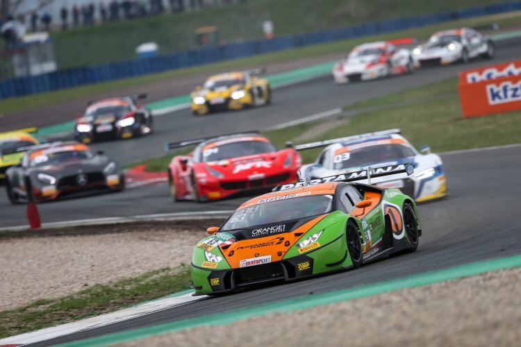 Der Lamborghini Huracán GT3 von Mirko Bortolotti und Andrea Caldarelli