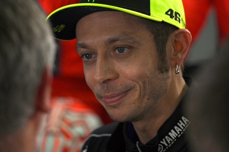 Valentino Rossi hielt sich beim Thema Ducati-Spoiler zurück