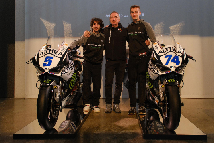 Team Althea (v.l.): Niccolo Antonelli, Genesio Bevilacqua und Piotr Biesiekirski