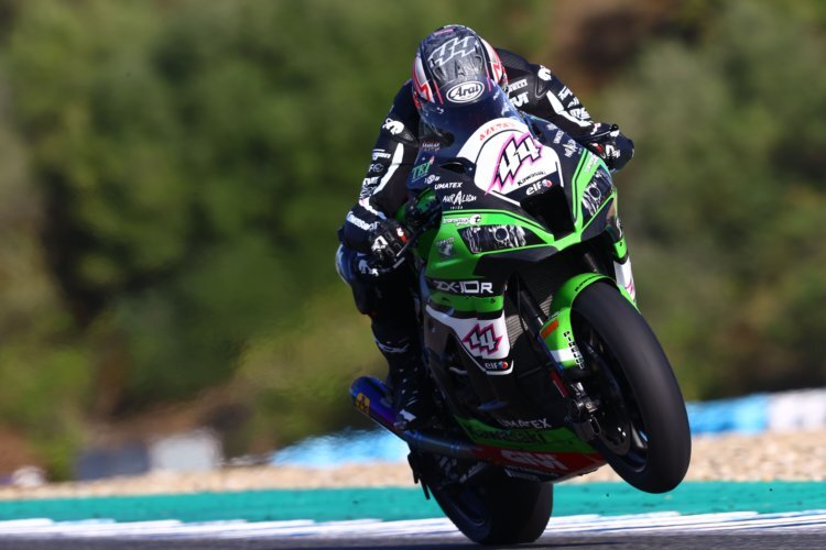 Lucas Mahias auf der Puccetti-Kawasaki