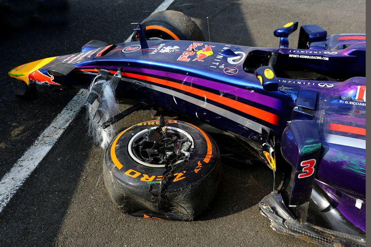 Der Wagen von Daniel Ricciardo