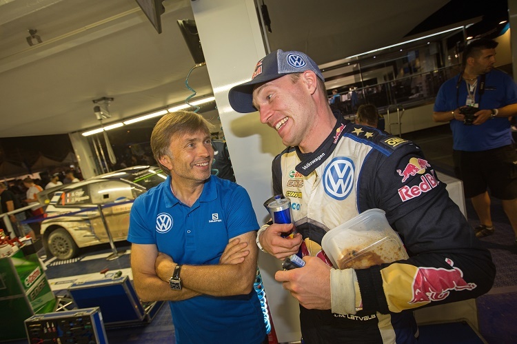 Jost Capito (li.) und Jari-Matti Latvala