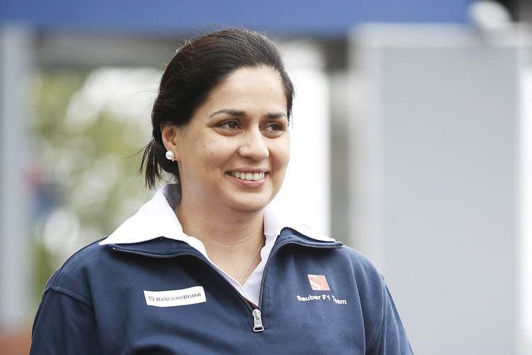 Sauber-Teamchefin Monisha Kaltenborn freut sich: « Besser hätten wir es nicht machen können»