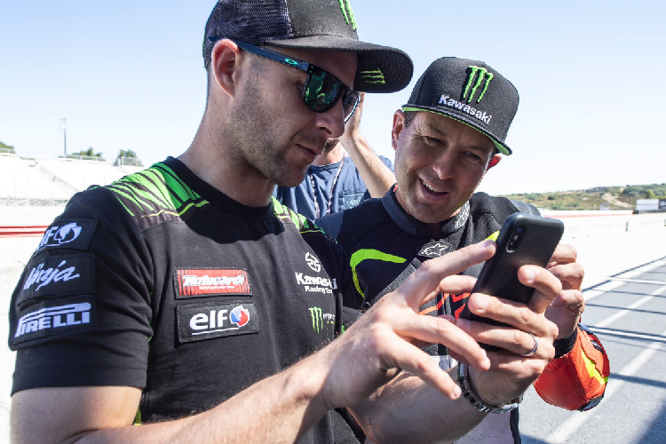 Jonathan Rea und Jeremy McGrath