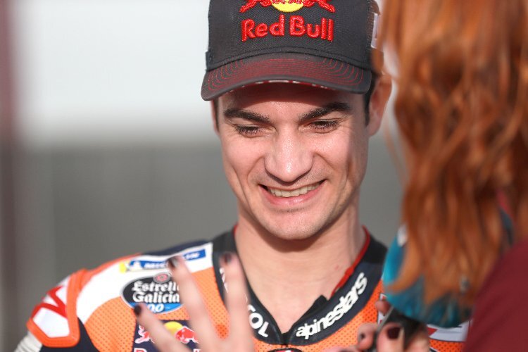 Hat gut Lachen: Dani Pedrosa fuhr im ersten MotoGP-Training in Argentinien die Bestzeit