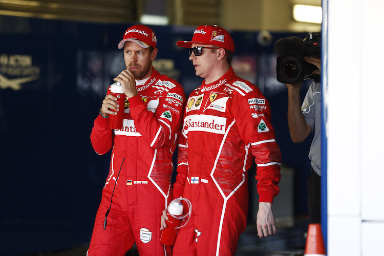Vettel und Räikkönen