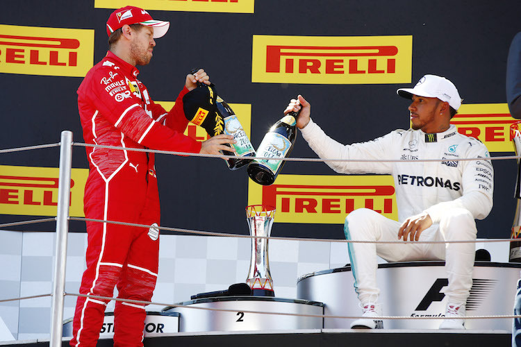 Vettel und Hamilton