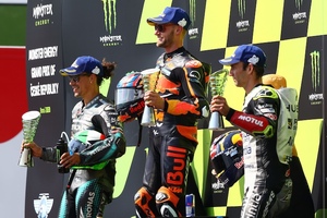 2020: Das letzte MotoGP-Podium in Brünn und der erste Triumph von KTM durch Brad Binder)