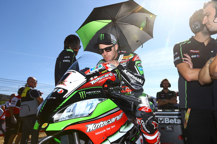 Jonathan Rea ist voll konzentriert