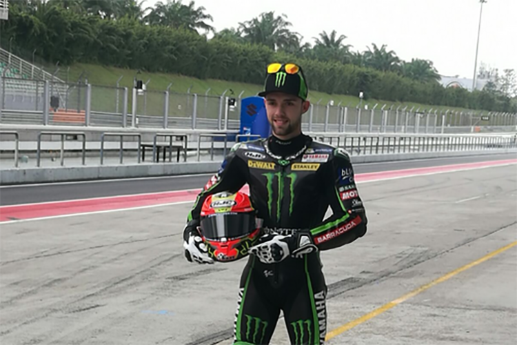 Jonas Folger im Design für 2017 in Sepang