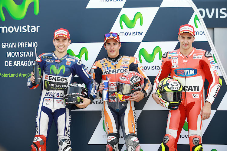 Die Schnellsten des Qualifyings: Lorenzo, Márquez, Iannone