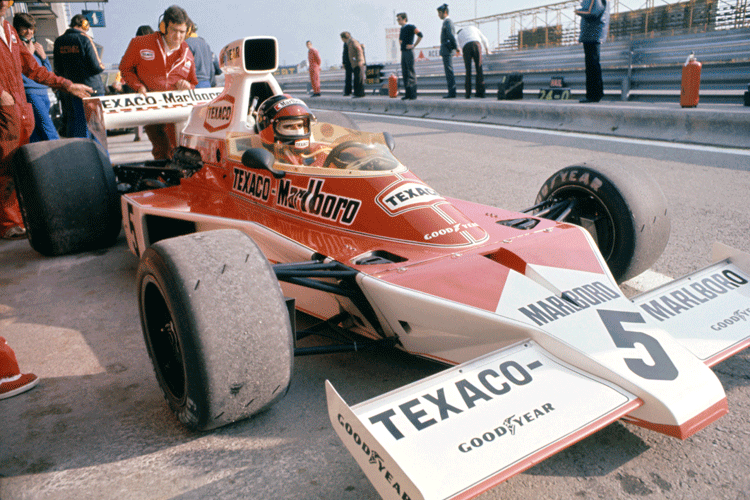 Emerson Fittipaldi im McLaren M23