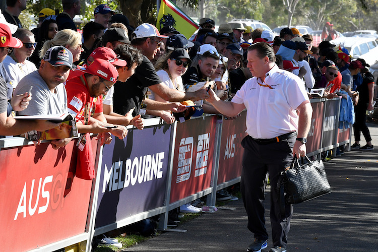 McLaren-CEO Zak Brown in Australien