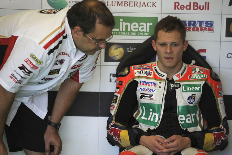 Crew-Chief Beefy Bourguignon und Stefan Bradl