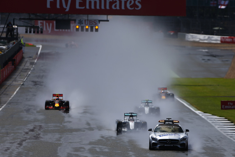 Eine Szene vom britischen Grand Prix in Silverstone 2016