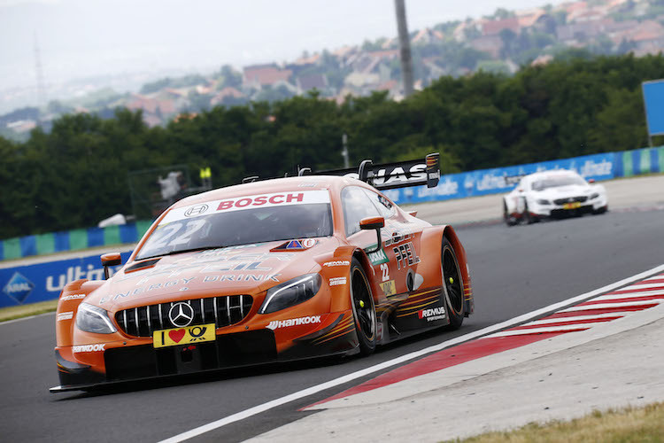 Lucas Auer und Paul di Resta in Budapest