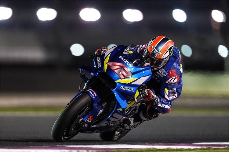 Alex Rins stürmte auf Platz 1