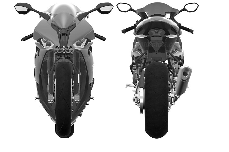 Keine asymmetrische Frontpartie mehr, sondern zwei kleine Scheinwerfer wie bei Yamaha oder Ducati 