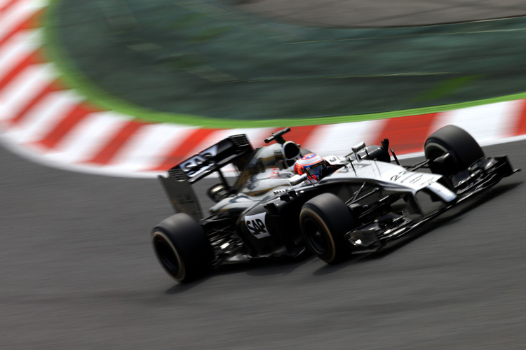 Jenson Button kämpfte im Qualifying zum Grossen Preis von Spanien mit Balance-Problemen