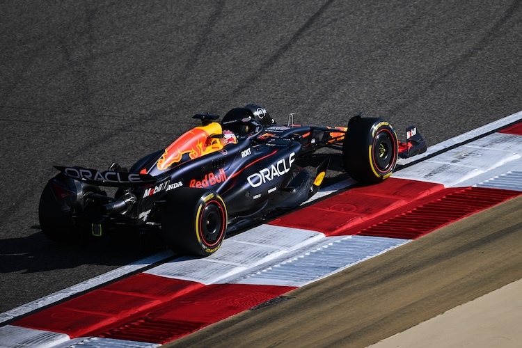 Max Verstappen in Bahrain