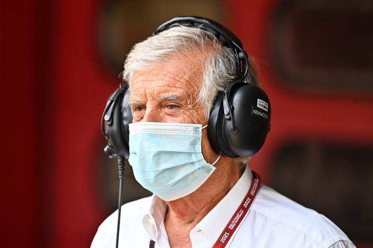 Giacomo Agostini war beim Mugello-GP 2021 in der Boxengasse zu Gast