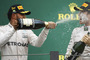 Lewis Hamilton und Nico Rosberg