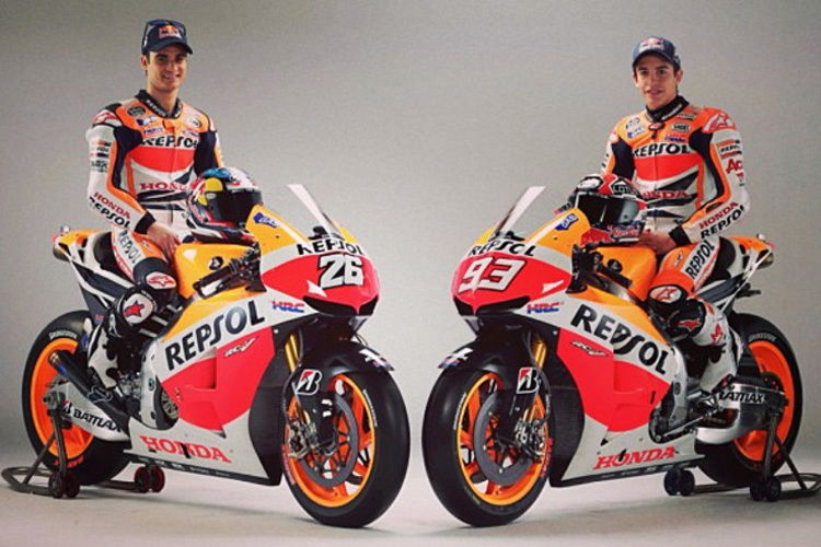 Dani Pedrosa und Marc Márquez