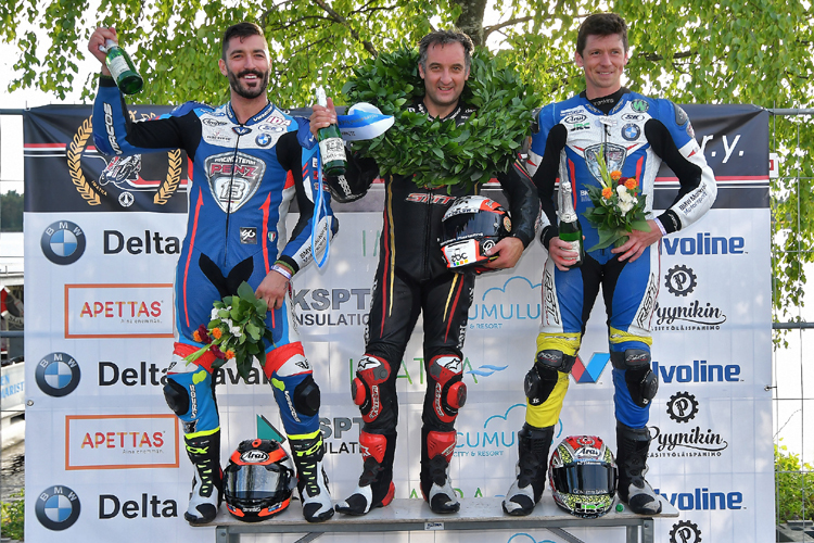 Alessandro Polita, Michael Rutter und Dan Kneen (v.l.) 