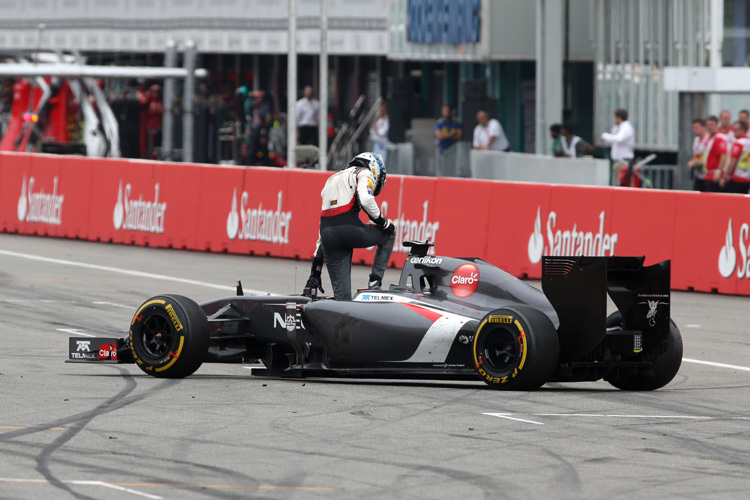 Adrian Sutil: Ungewöhnlicher Parkplatz