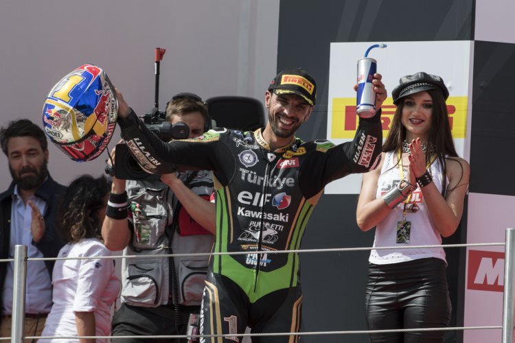 Der Sieg in Imola war für Kenan Sofuoglu sichtlich eine besondere Freude