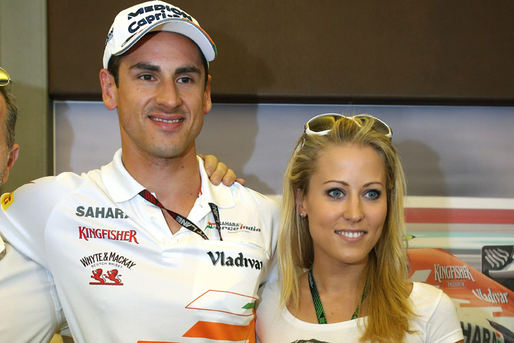 Ein Herz und eine Seele: Adrian Sutil und seine Jennifer Becks