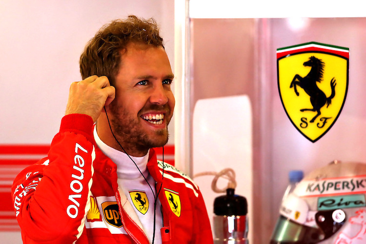 Sebastian Vettel als Ferrari-Fahrer 2018