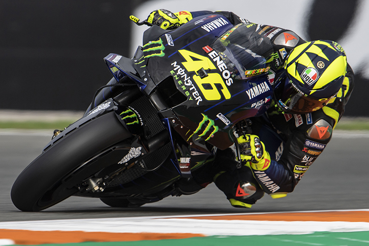 Nur Startplatz 16 für Valentino Rossi