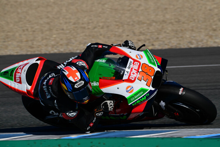 Bradley Smith am ersten MotoGP-Testtag in Jerez