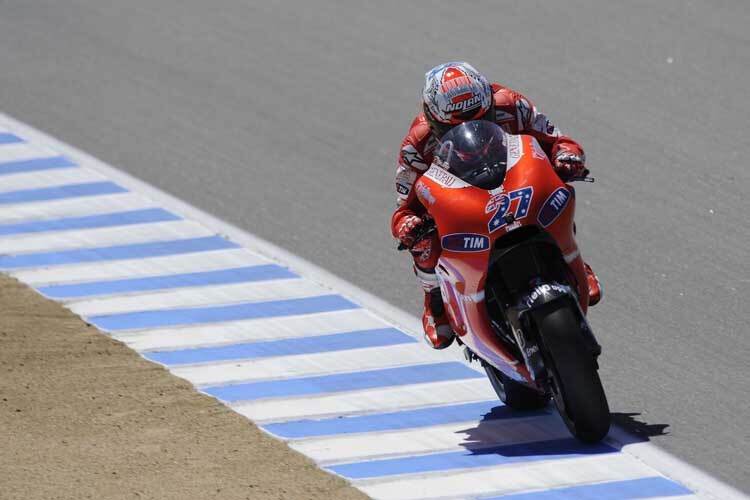 Casey Stoner in Laguna Seca