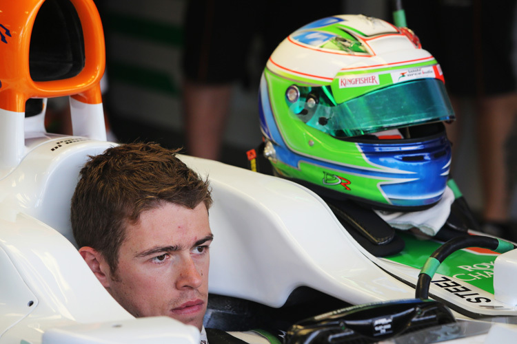 Paul Di Resta mit seinem neuen Helm