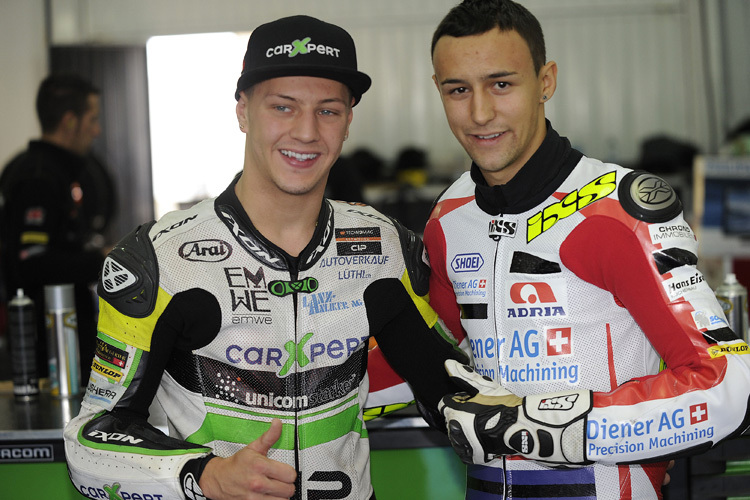 Domi Aegerter und Randy Krummenacher