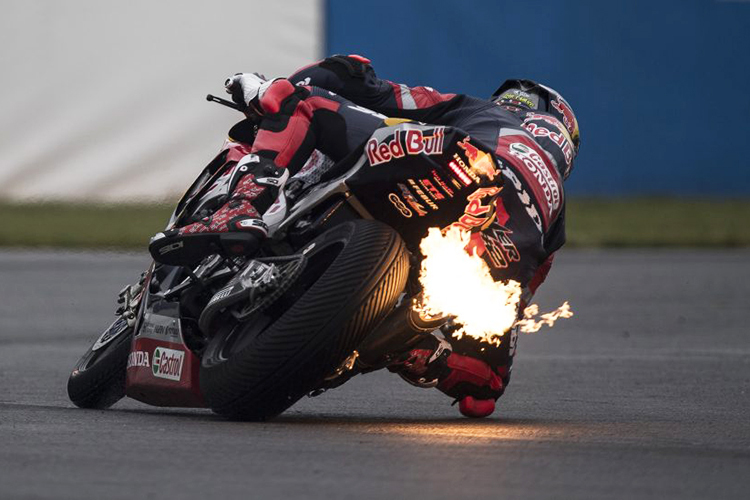 Leon Camier in Donington Park