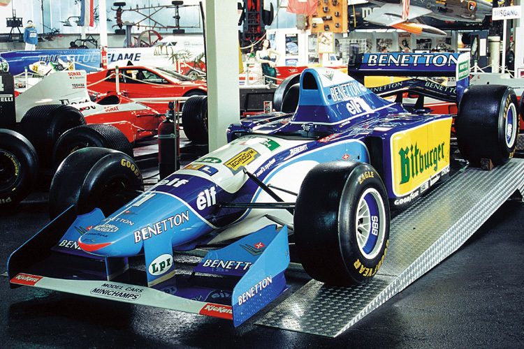 Der Benetton-Renault B195 von Michael Schumacher